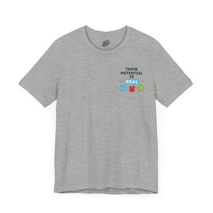 Copy of Autism Awareness - Historical Figures- Black Lettering - Unisex Jersey Short Sleeve Tee