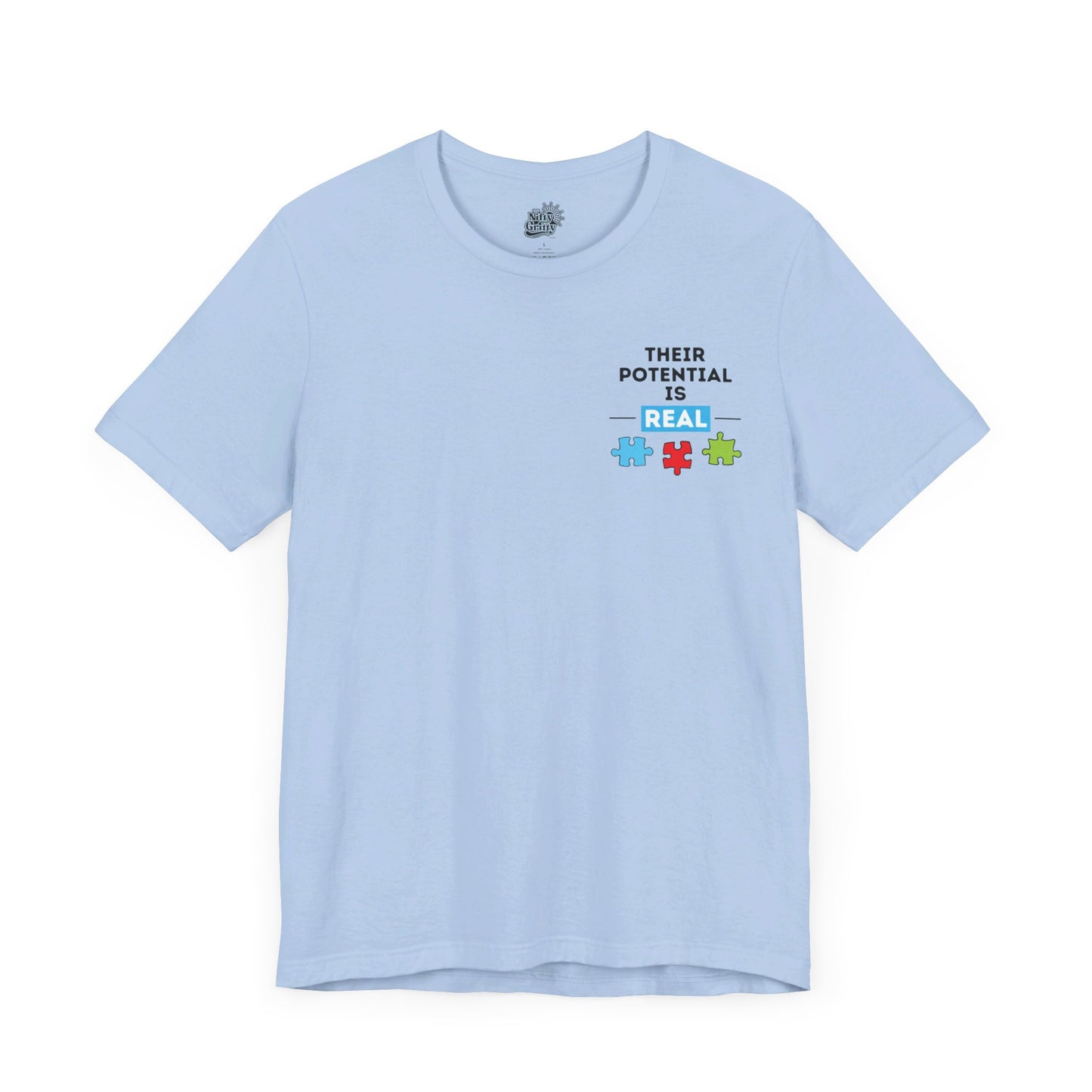 Copy of Autism Awareness - Historical Figures- Black Lettering - Unisex Jersey Short Sleeve Tee