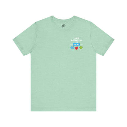 Autism Awareness Historical Figures Tee - White Lettering