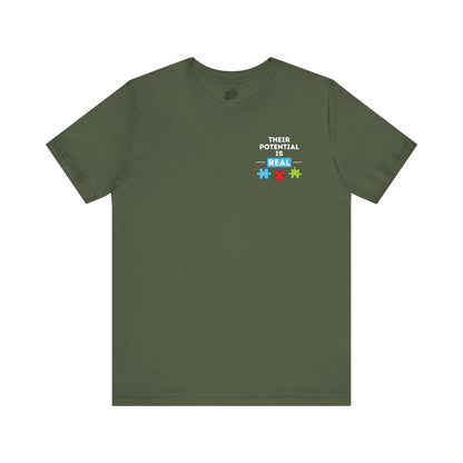 Autism Awareness Historical Figures Tee - White Lettering